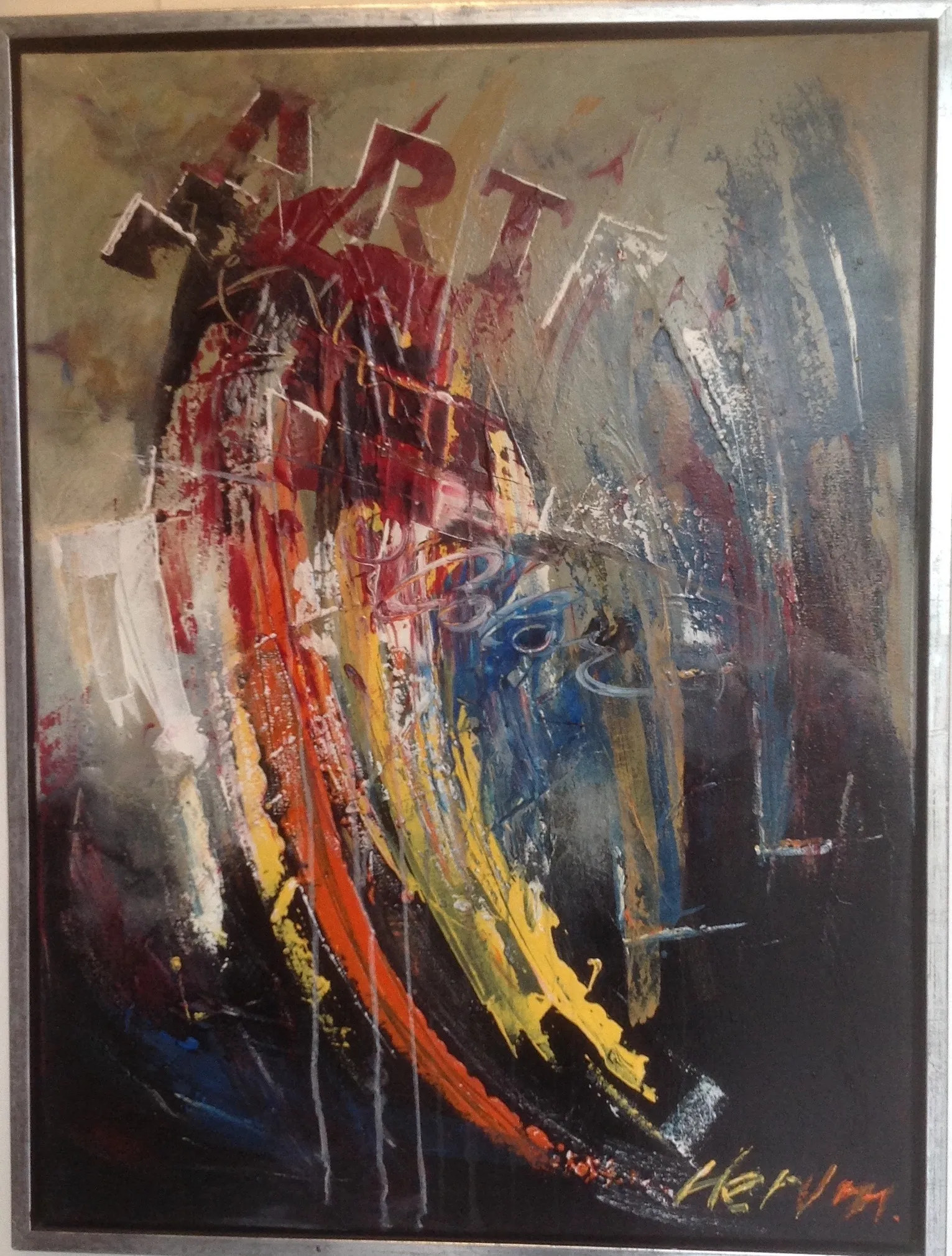 Maleri nr 104 60 cm X 80 cm